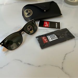 RayBan New Wayfarer - RB2132 - Black/Beige